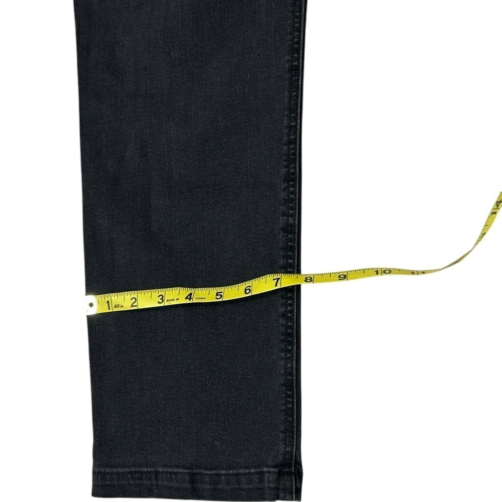 SPANX Jeans Straight Leg Vintage Black Pull On Shape Wear Size Large - Picture 9 of 11
